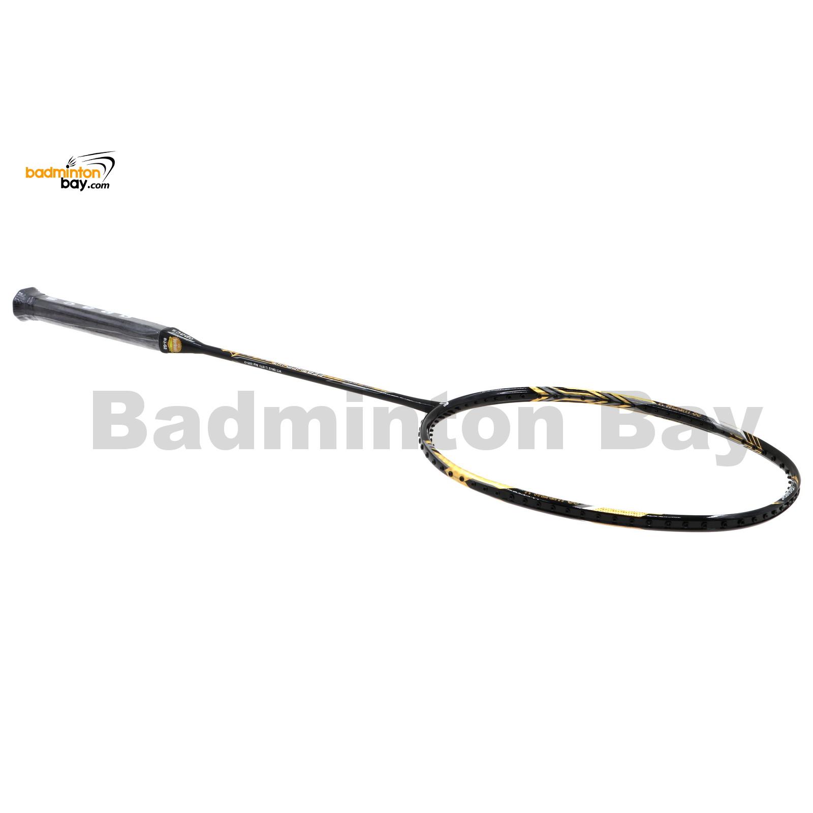Apacs Feather Weight 55 Black Gold Badminton Racket (8U Apacs Feather Weight 55 Black Gold Badminton Racket (8U