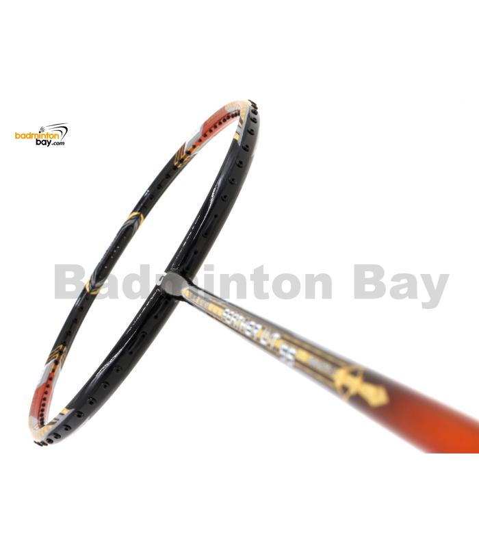 Apacs Feather Weight 55 Black Orange Badminton Racket (8U) Worlds Lightest Badminton Racket