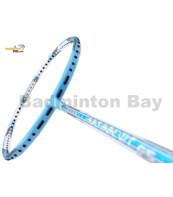 Apacs Feather Weight 55 White Blue Badminton Racket (8U) Worlds Lightest Badminton Racket