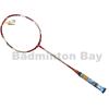 Apacs Feather Weight X II Red Gold Badminton Racket (8U) Worlds Lightest Badminton Racket