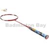 2 Pieces Deal: Apacs Feather Weight X II Red Gold Badminton Racket (8U) Worlds Lightest Badminton Racket