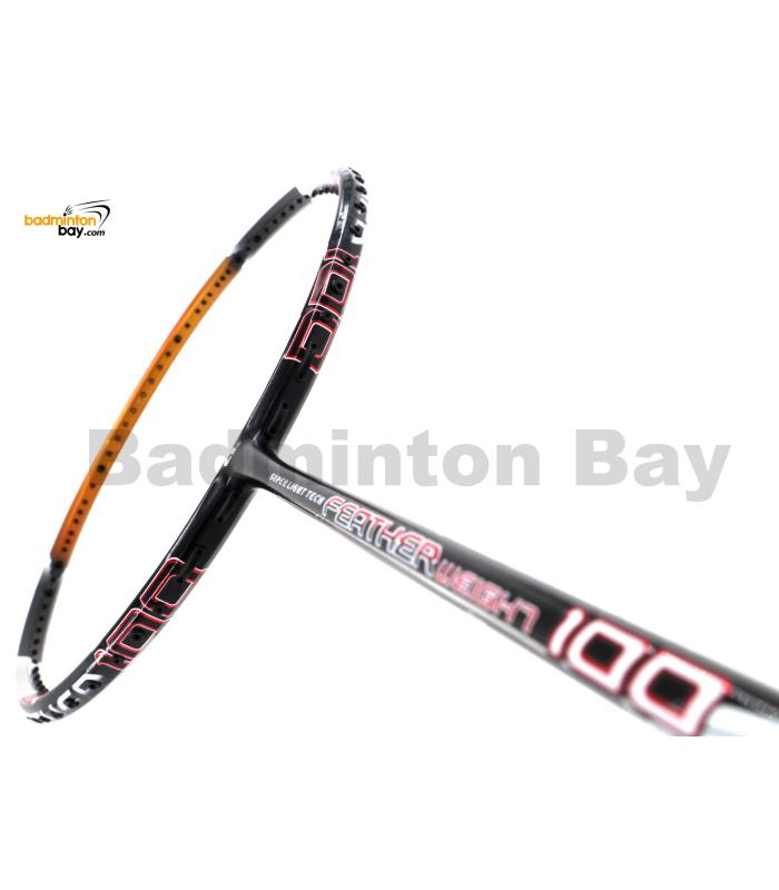 Apacs Feather Weight 100 Black Gold Badminton Racket (6U)