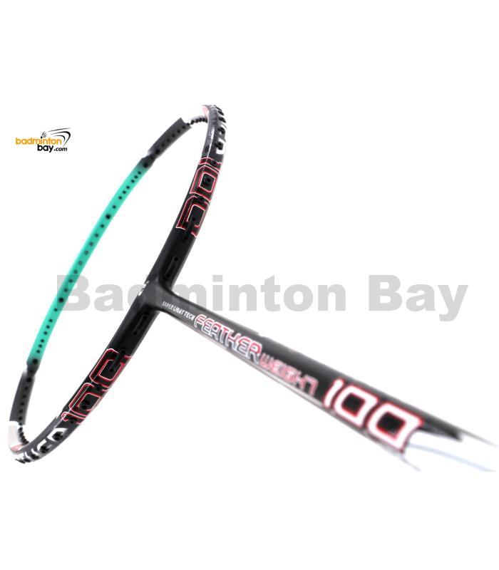 Apacs Feather Weight 100 Black Green Badminton Racket (6U)
