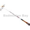 Apacs Feather Weight 100 White Gold Badminton Racket (6U)