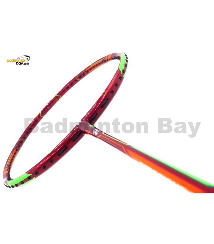 Apacs Ferocious 22 Red Badminton Racket 4U (World Slimmest Badminton Shaft)