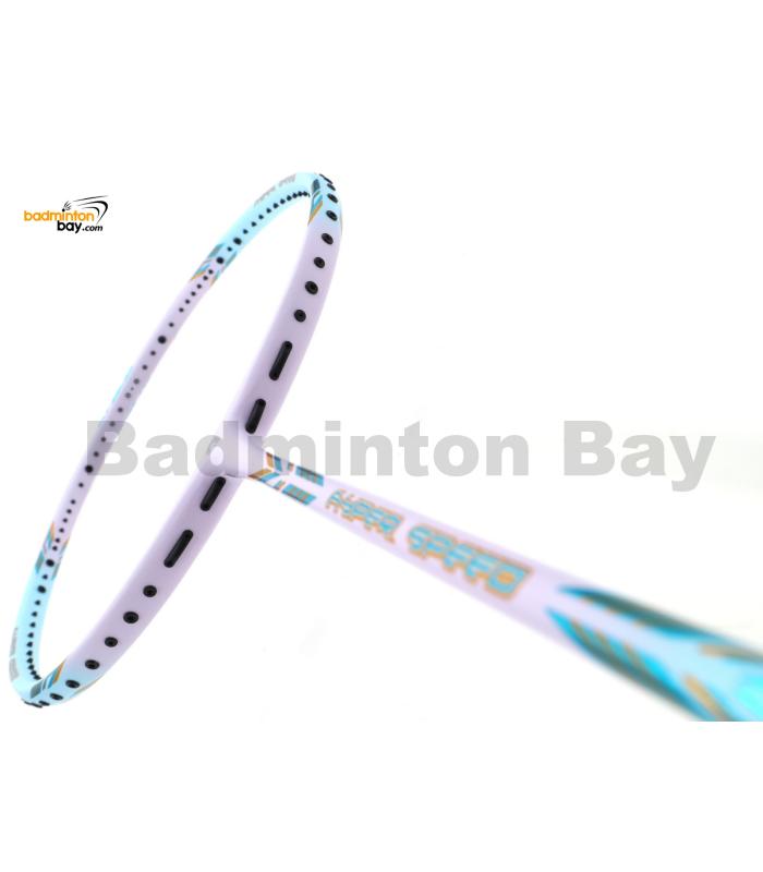 30% OFF Apacs Hyper Speed Light Purple Light Blue (5U) Badminton Racket With Slight Paint Defect (refer Pictures)