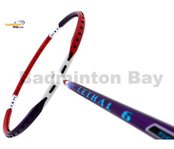 Apacs Lethal 6 Purple Red Badminton Racket (5U)