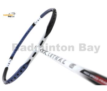 Apacs Lethal 6 White Blue Badminton Racket (5U)