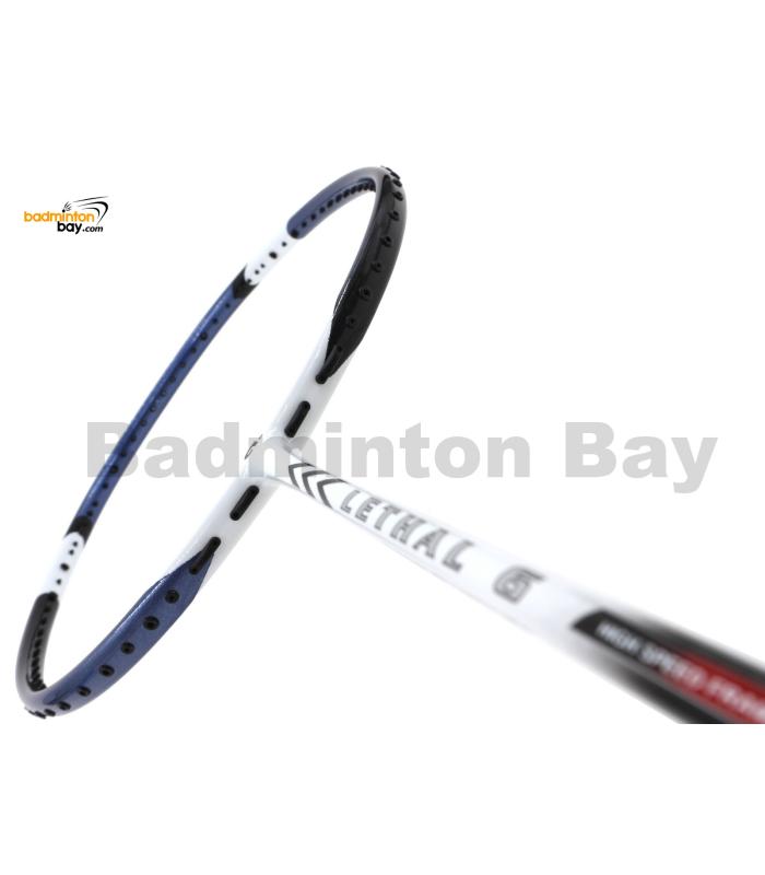 Apacs Lethal 6 White Blue Badminton Racket (5U)