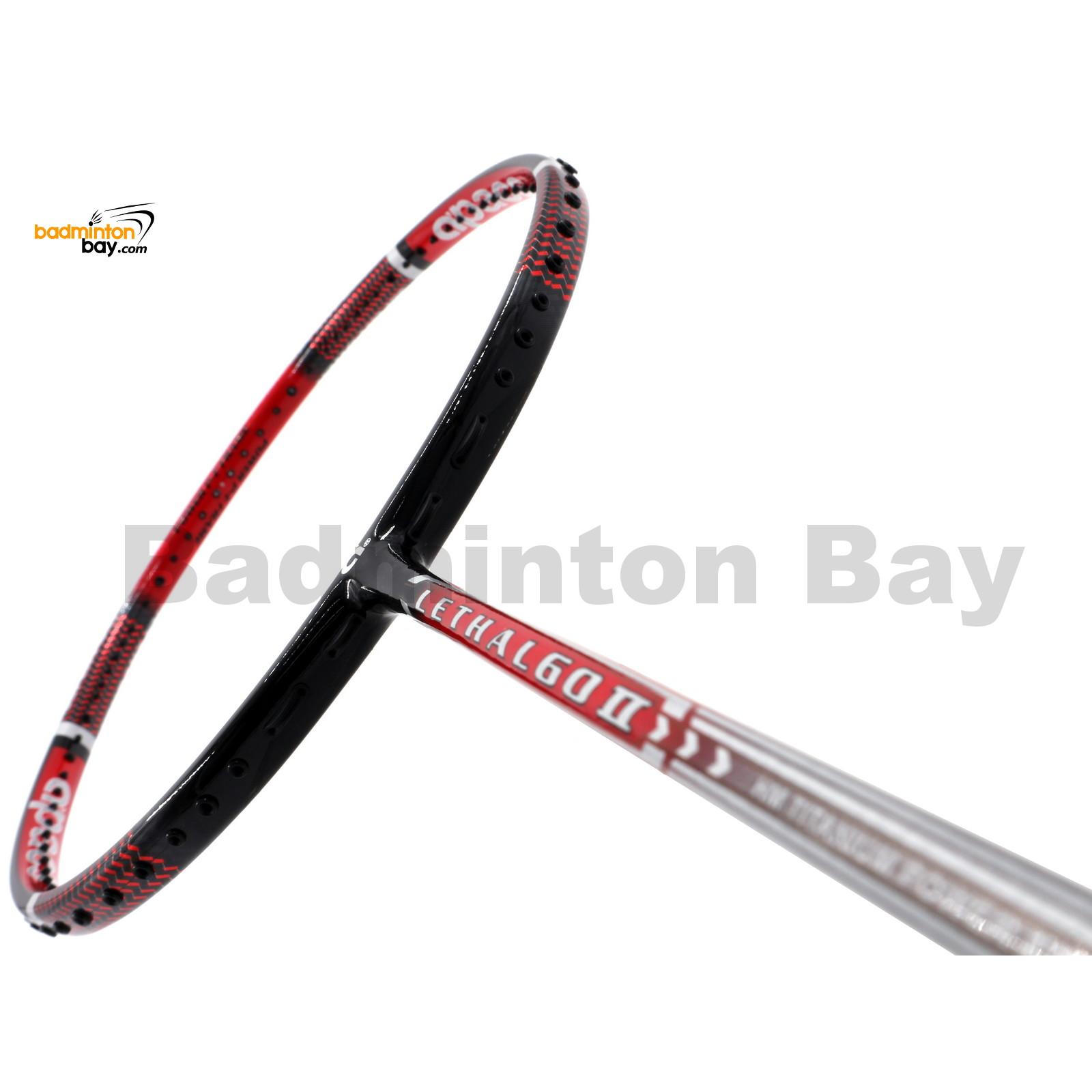 APACS LETHAL 60 BADMINTON RACKET FREE STRING AND OVERGRIP 