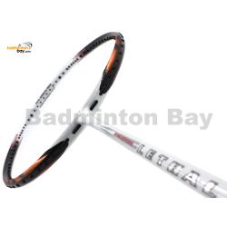 Apacs Lethal 9 White Orange Badminton Racket (4U)