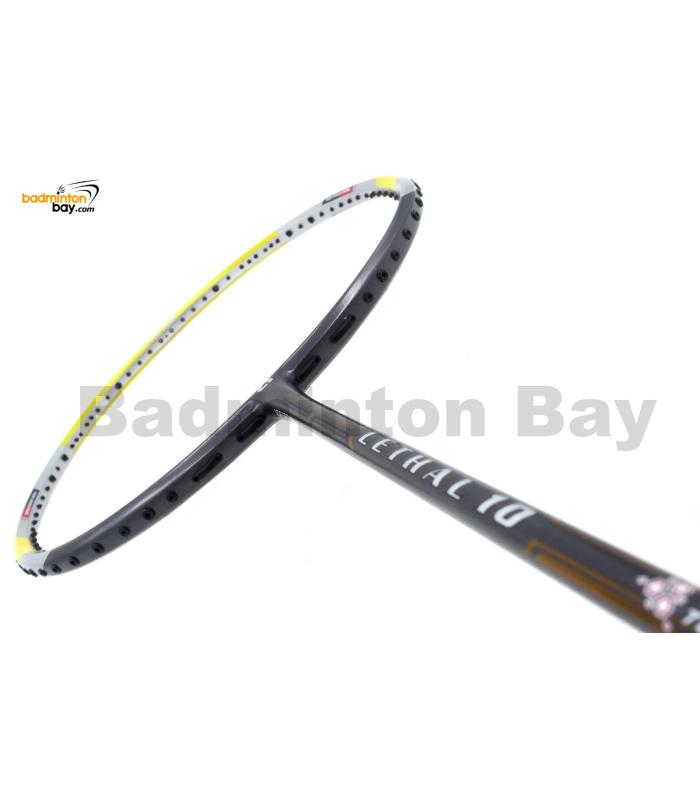 Apacs Lethal 10 Yellow Grey Badminton Racket (4U)