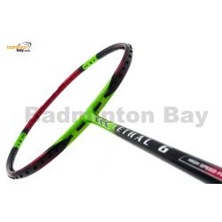 ~Out of stock Apacs Lethal 6 Red Green Badminton Racket (5U)