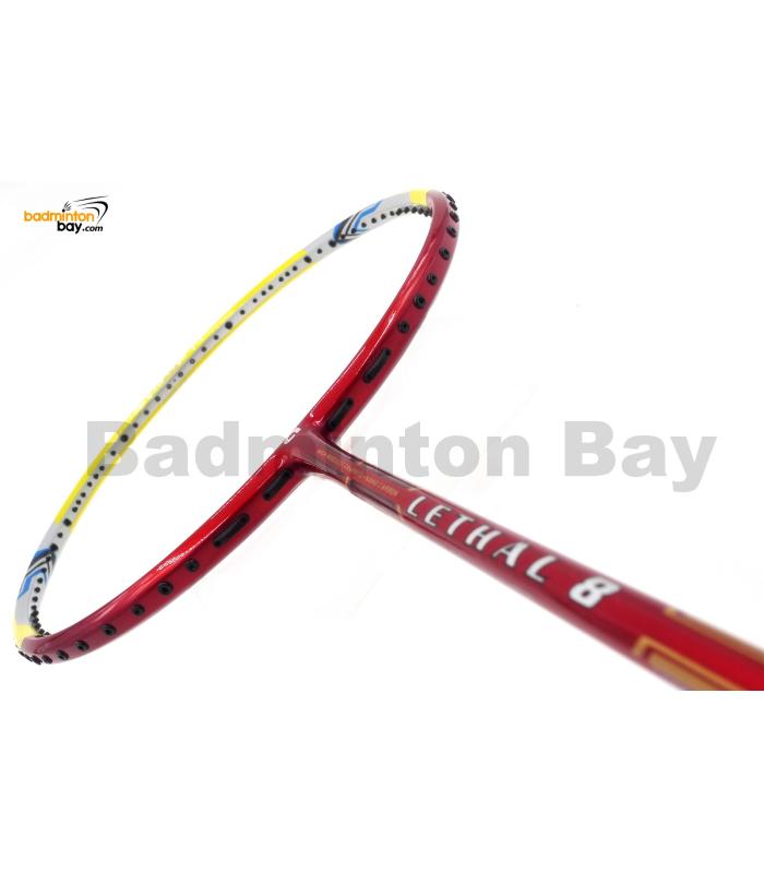 Apacs Lethal 8 Yellow Red (4U) Badminton Racket