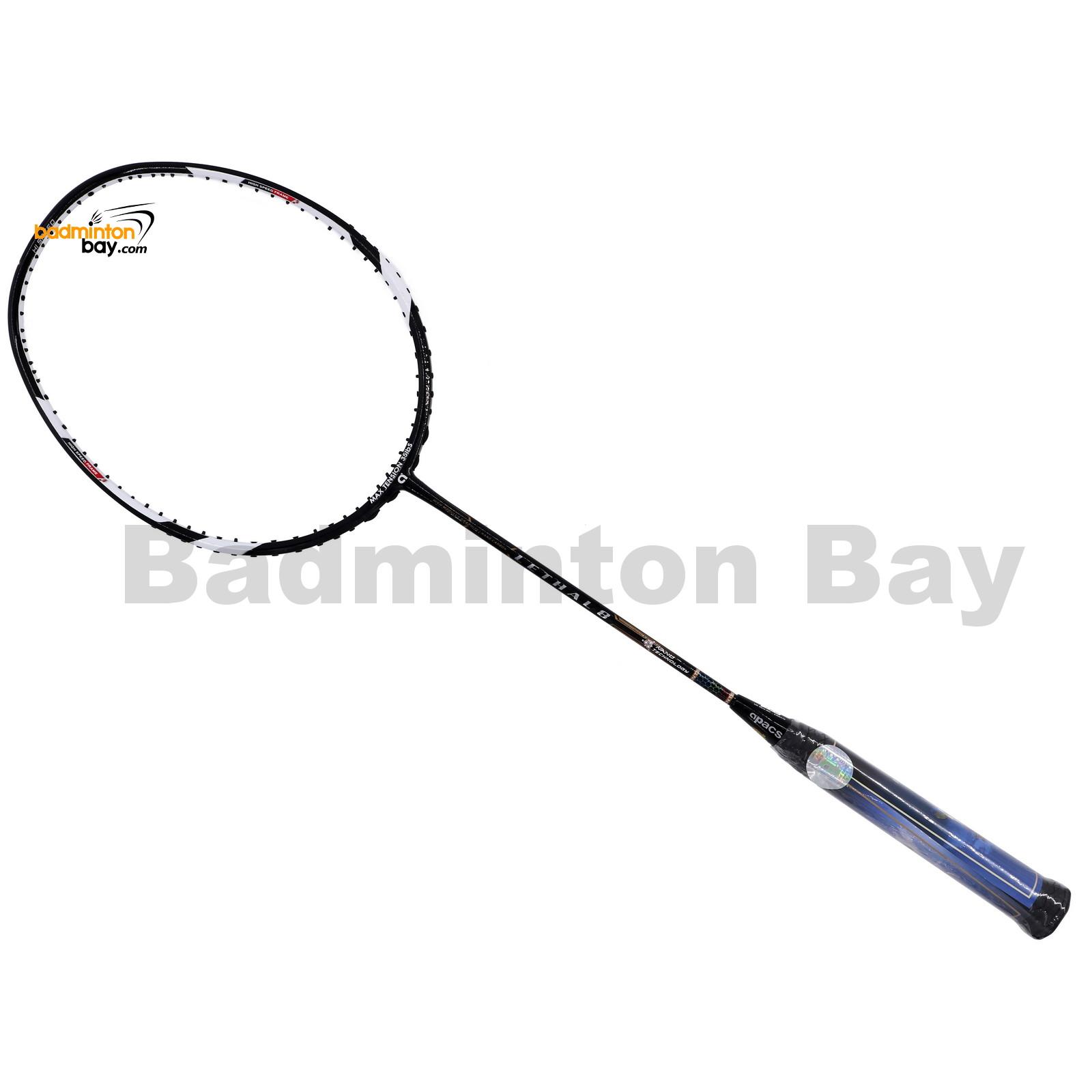 Apacs Lethal 8 Black White (4U) Badminton Racket