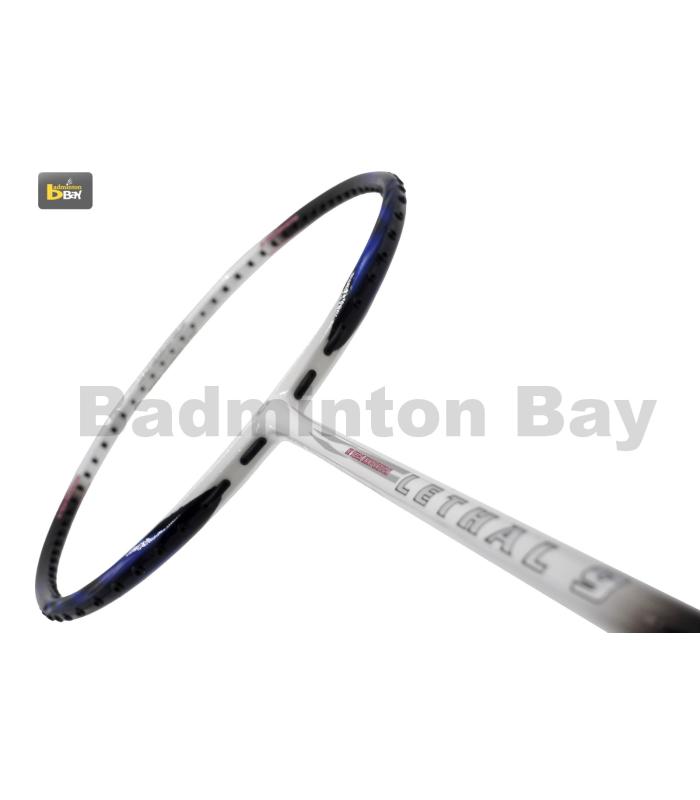 Apacs Lethal 9 White Blue Badminton Racket (4U)