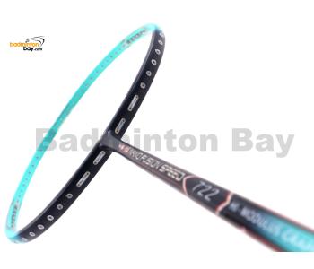 Apacs Nano Fusion Speed 722 Electric Cyan Midnight Blue (6U) Badminton Racket