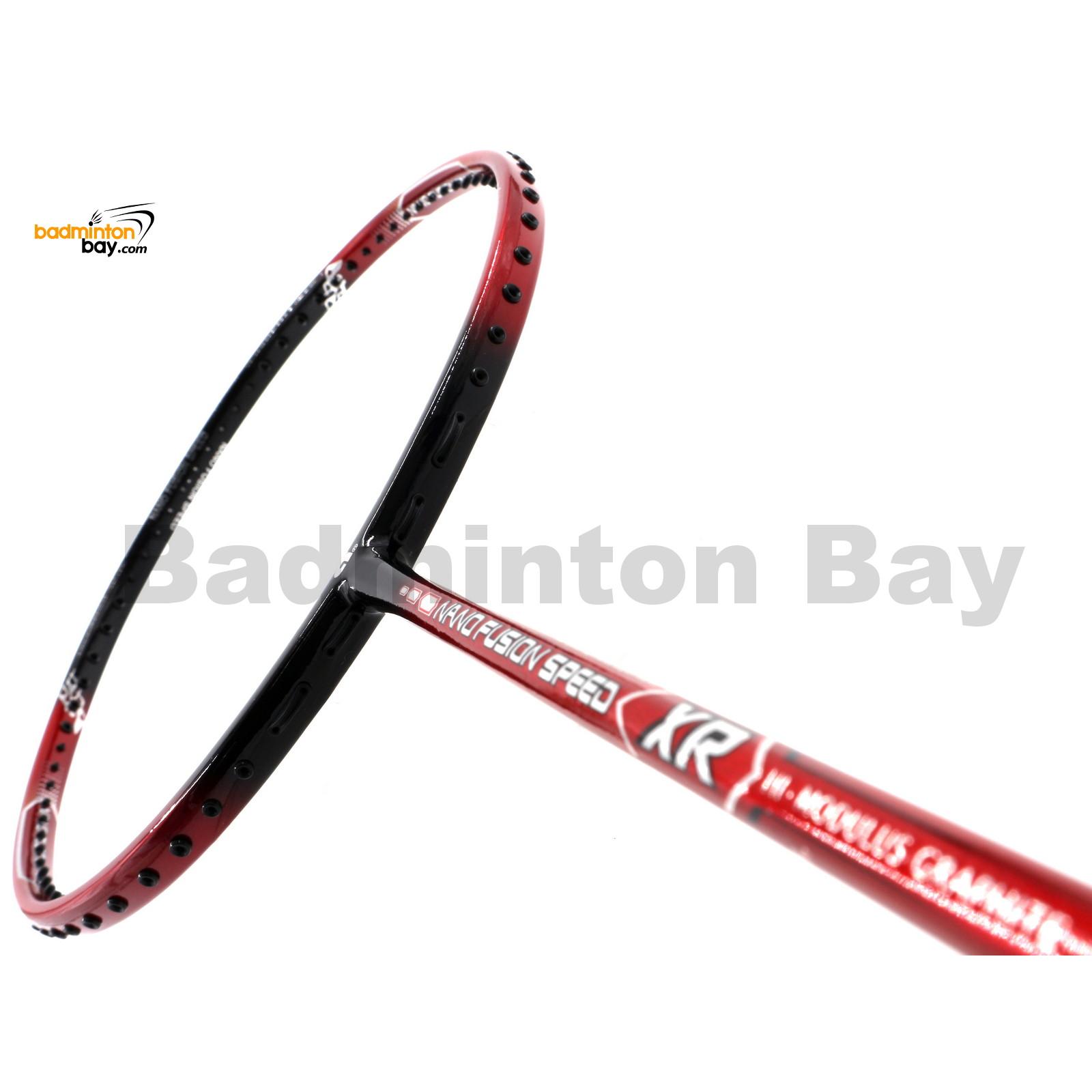 2 Pieces Deal Apacs Nano Fusion Speed XR Black Red + Apacs Edgesaber Z Slayer Badminton