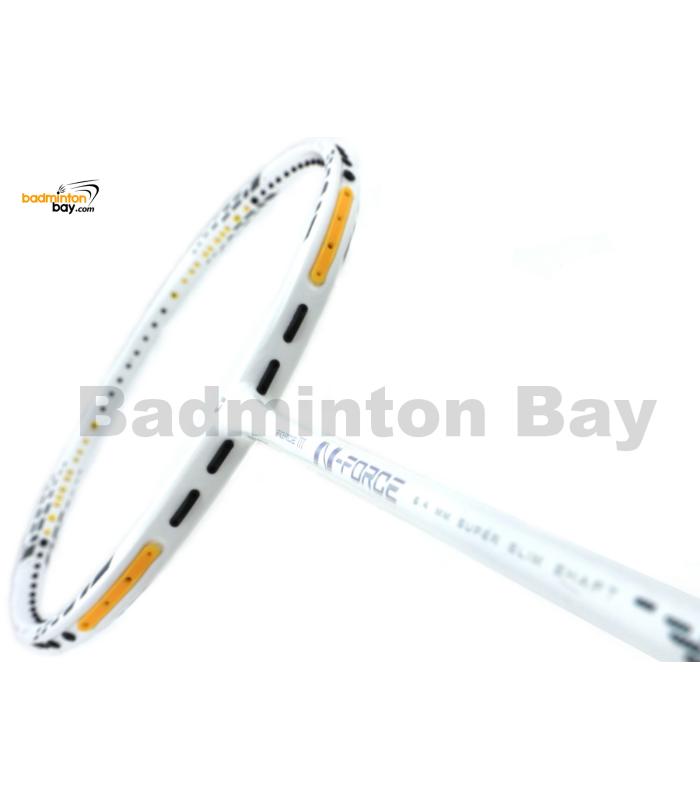 Apacs N Force III White Silver Badminton Racket Compact Frame (4U)