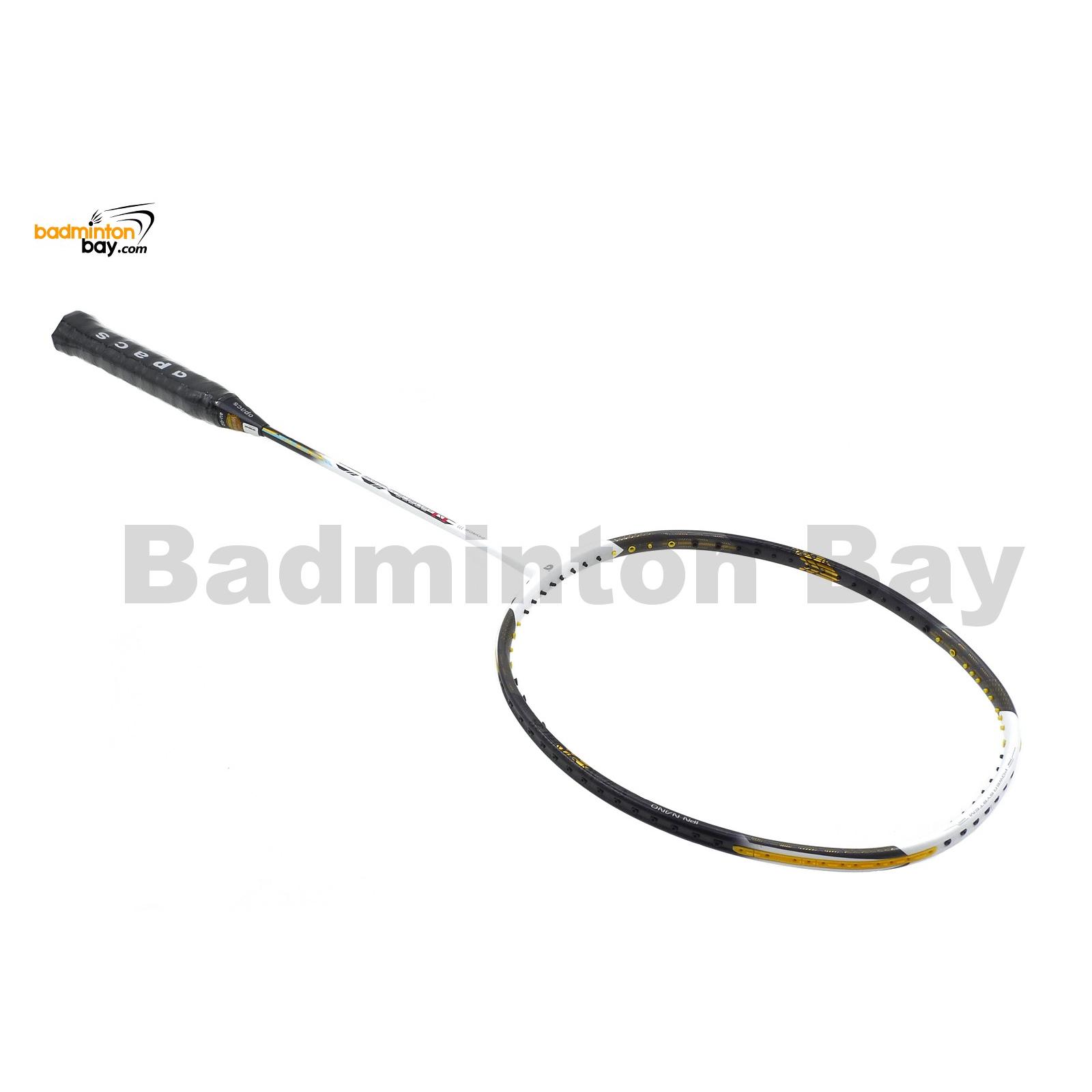 Apacs N Force III White Badminton Racket Compact Frame (4U)