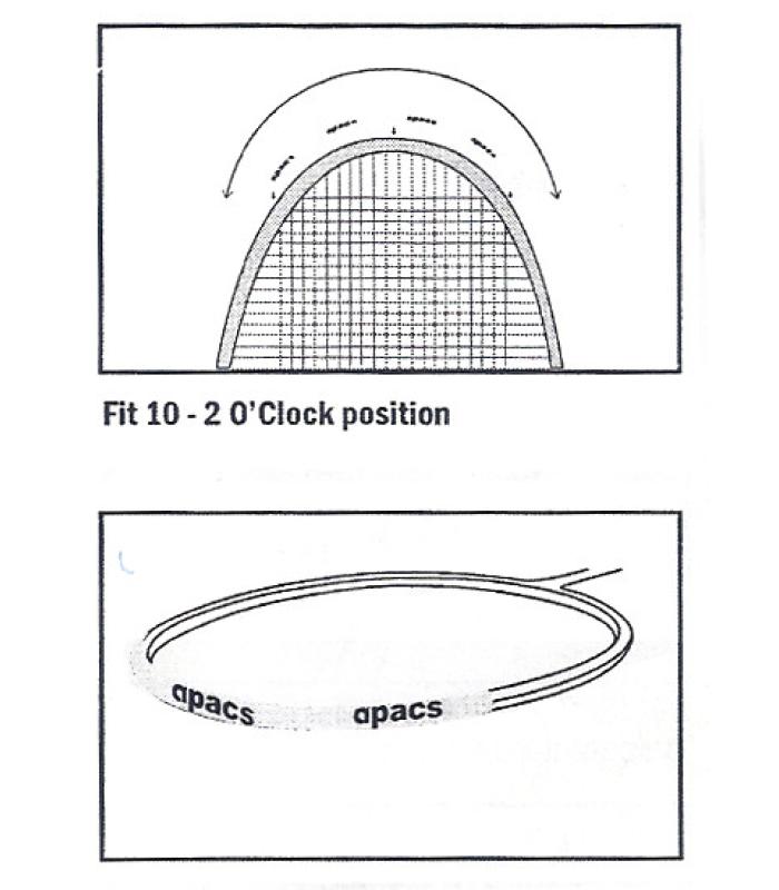 Apacs Badminton Racket Frame Protector - Increase BP by 5mm
