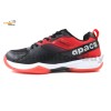 Apacs Advantage 625 Black Red Indoor Badminton Squash Court Shoes With Improved Cushioning