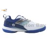 Apacs Advantage 625 White Blue Indoor Badminton Squash Court Shoes With Improved Cushioning