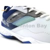 Apacs Advantage 625 White Blue Indoor Badminton Squash Court Shoes With Improved Cushioning