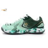 Apacs Aggressive 515 Shoes Green Grey White Indoor Badminton Court Shoes With Improved Cushioning and Outsole
