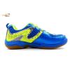 Apacs Cushion Power 077 Blue Neon Green Badminton Shoes With Improved Cushioning