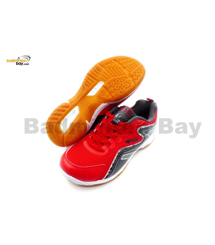 Apacs Cushion Power 077 Red Badminton Shoes With Improved Cushioning