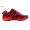 Apacs Cushion Power 078 Black Red Badminton Shoes With Improved Cushioning
