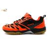 Apacs Cushion Power 081 Orange Black Badminton Shoes With Improved Cushioning