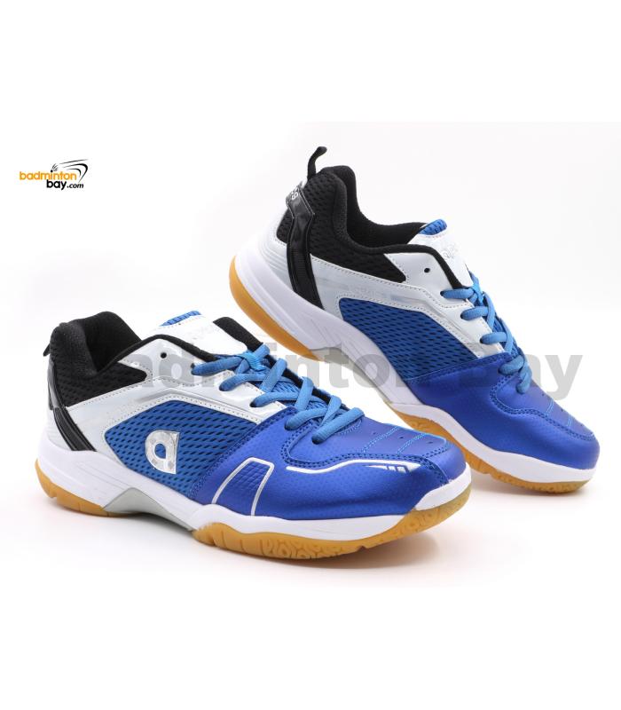 Apacs Cushion Power 082 Blue White Badminton Shoes With Improved Cushioning & Technology