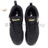 Apacs Cushion Power CP301-XY Black Gold Indoor Badminton Squash Court Shoes With Improved Cushioning , Free Shoe Bag