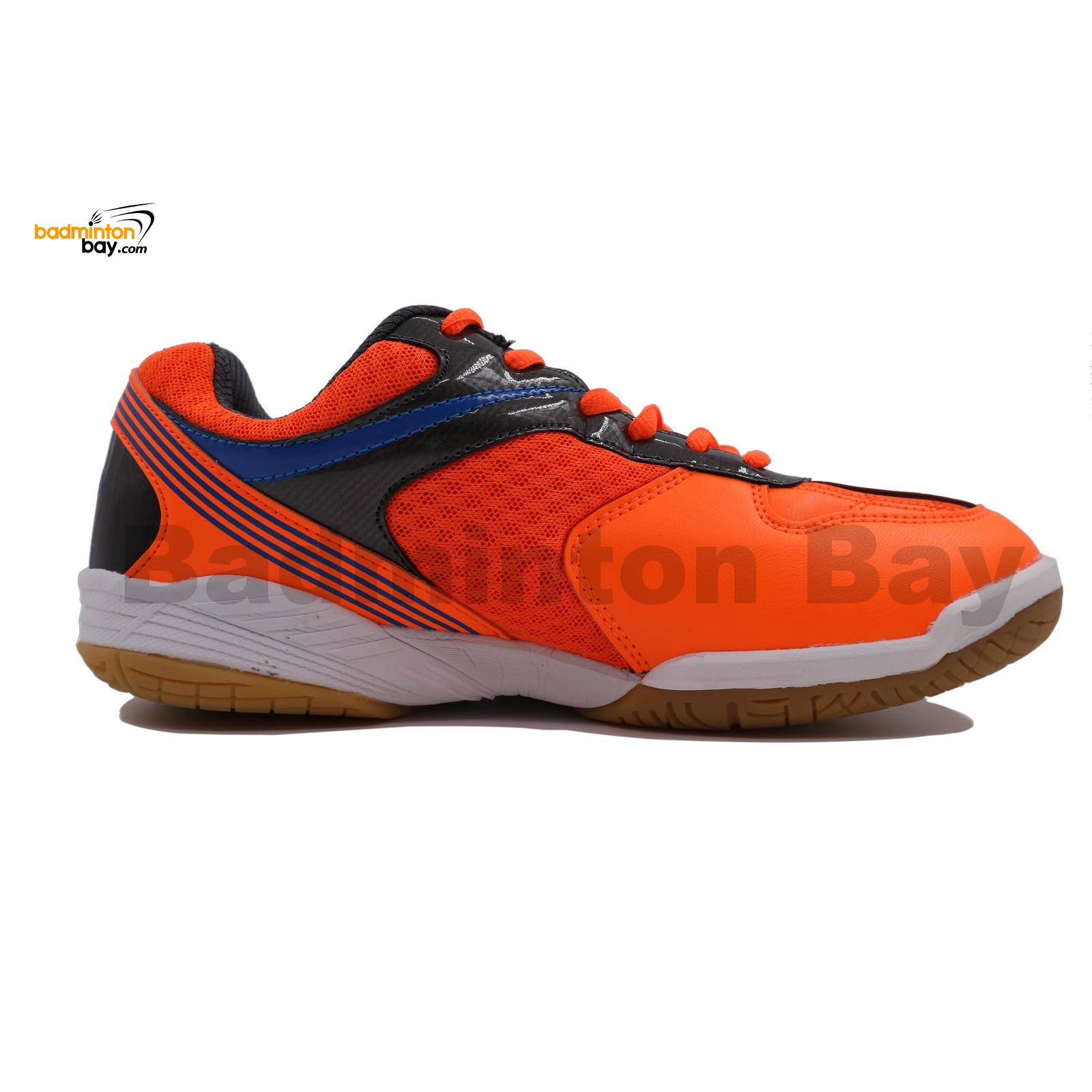 Apacs Cushion Power 500 Orange Badminton Shoes With Improved Cushioning