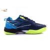 Apacs Cushion Power CP507 Navy Neon Green Indoor Badminton Squash Court Shoes With Improved Cushioning