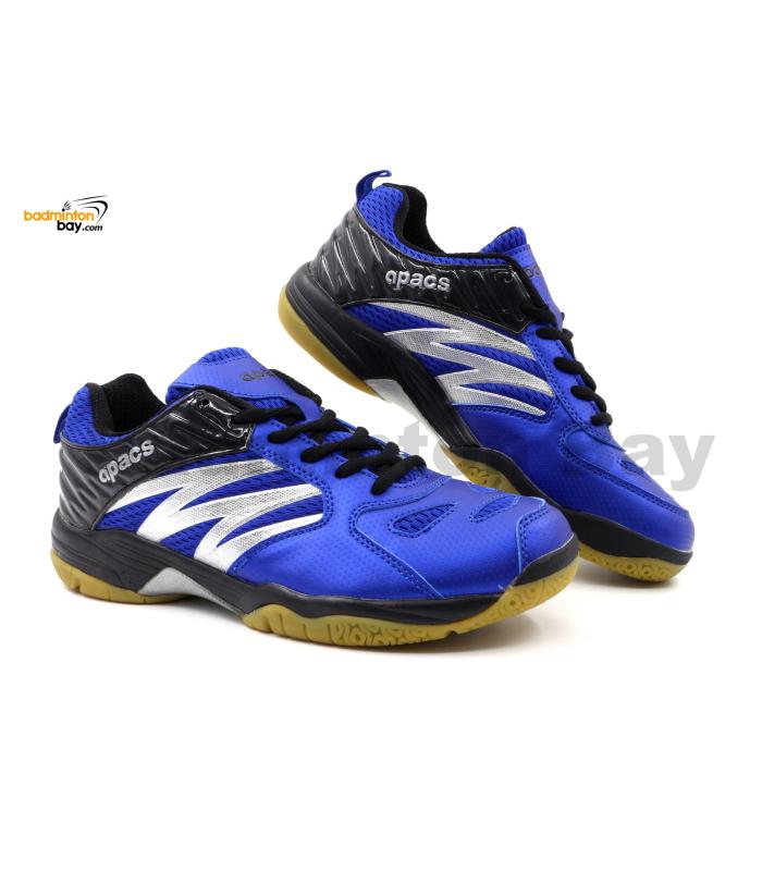 Apacs Cushion Power SP-601 Blue Black Badminton Shoes With Improved Cushioning & Technology