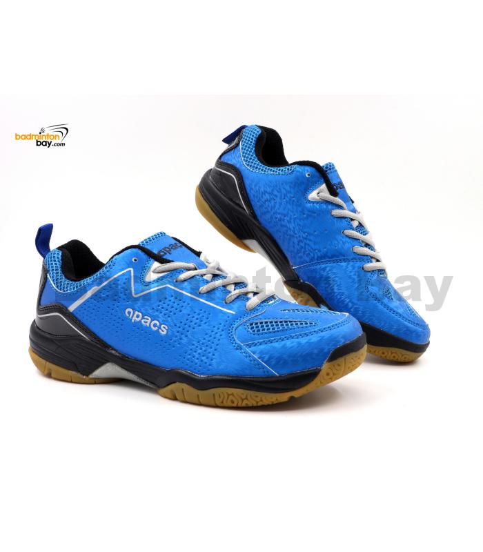 Apacs Cushion Power SP-602 Blue Badminton Shoes With Improved Cushioning & Technology