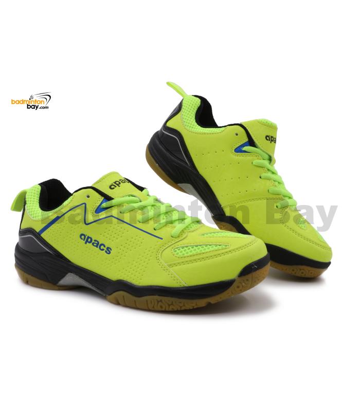 Apacs Cushion Power SP-602 Neon Green Badminton Shoes With Improved Cushioning & Technology