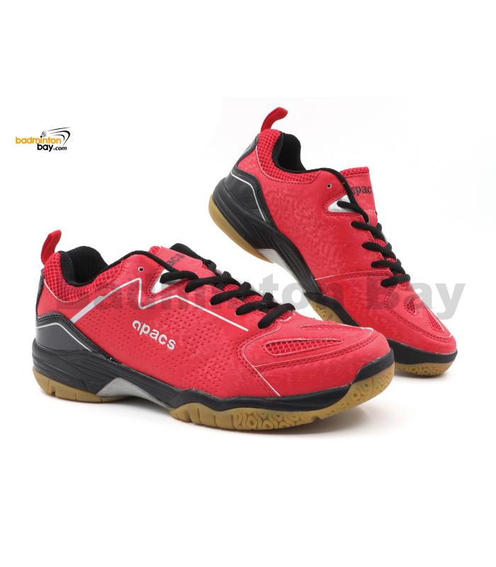 Apacs Cushion Power SP-602 Red Badminton Shoes With Improved Cushioning & Technology