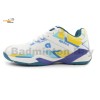 Apacs Performance 675 Shoe White Turquoise With Improved Cushioning and Outsole