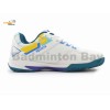 Apacs Performance 675 Shoe White Turquoise With Improved Cushioning and Outsole