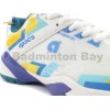 Apacs Performance 675 Shoe White Turquoise With Improved Cushioning and Outsole