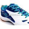 Apacs Cushion Power PRO 728 White Blue Badminton Shoes With Improved Cushioning