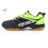 Apacs Cushion Power SP-606 Black Neon Green Badminton Shoes With Improved Cushioning & Technology