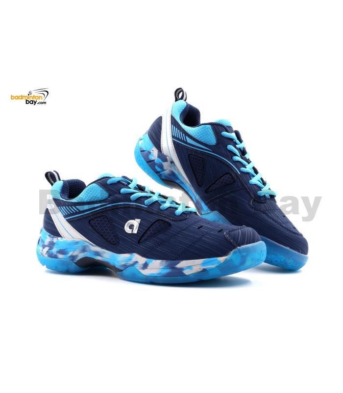 Apacs Cushion Power SP-608F Navy Blue Badminton Shoes With Improved Cushioning