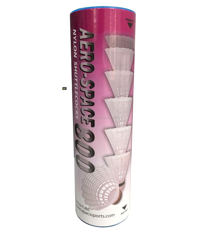 Apacs Aero-Space 800 Badminton Nylon Shuttlecock (6 pieces in a tube)