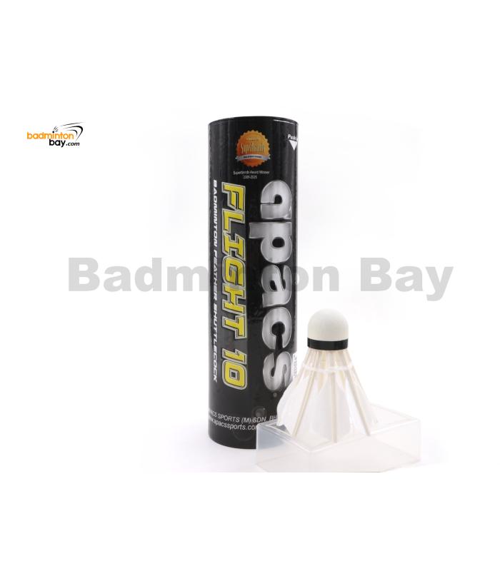 Apacs Flight 10 Mini Badminton Goose Feather Shuttlecock (6 in 1) 