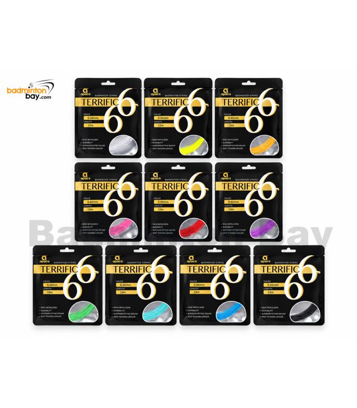 10 pieces Terrific 66 (0.66mm) Japan Material Badminton String Made in Taiwan